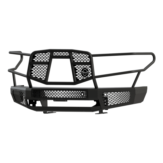 New Ranch Hand Midnight Front Bumper with Grille Guard — Toyota Tundra, MFT14HBM1
