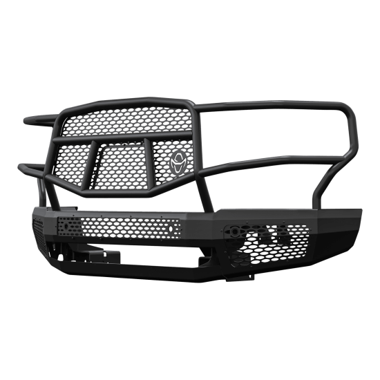 New Ranch Hand Midnight Front Bumper with Grille Guard — F-250, F-350 Super Duty, MFF201BM1