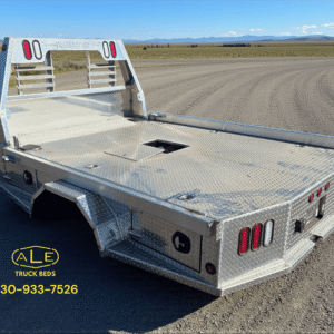 Bradford built truck bed, aluminum, 96 by 114 inches.