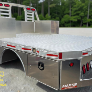 Martin truck bodies truck bed, aluminum, 98 by 112 inches.